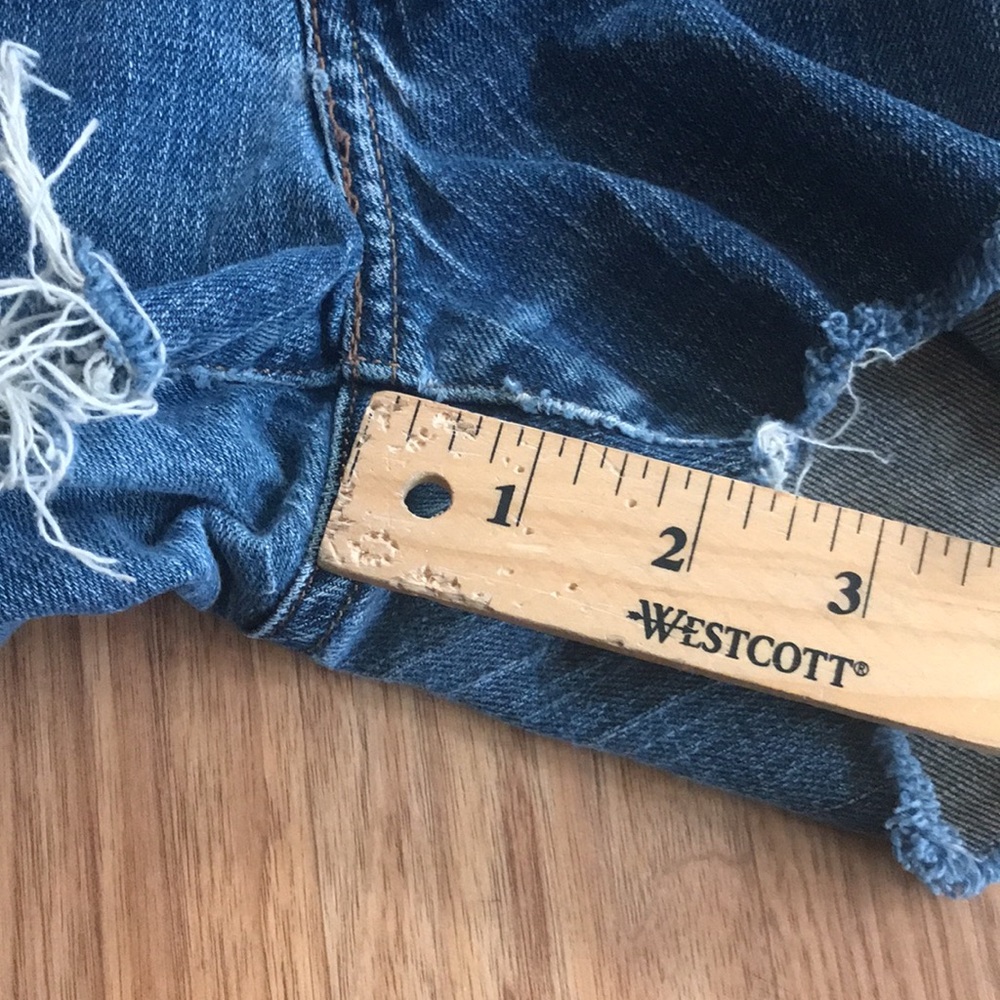 Levis Jean Shorts frayed skinny size 34 - Picture 4 of 7
